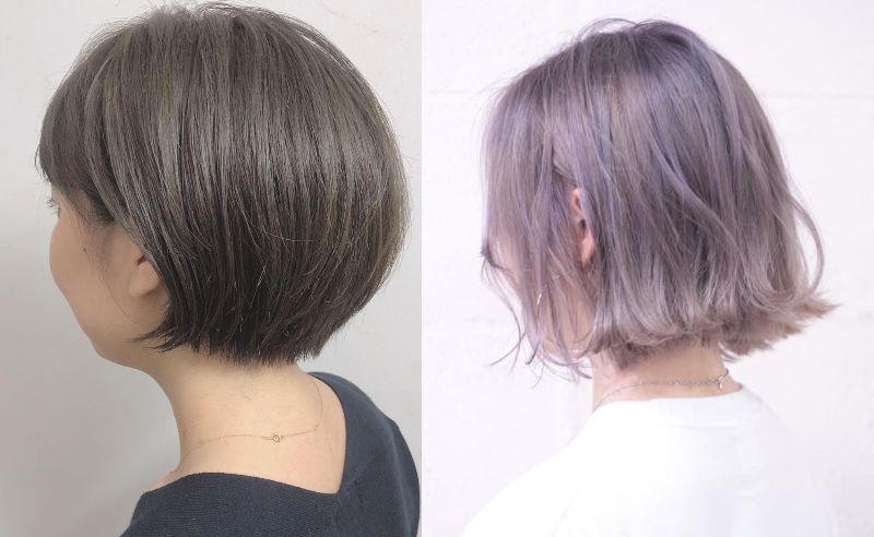 ショートのヘアカラーは明るめ暗めで印象がガラリと変わる